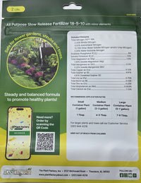 Controlled Release Fertilizer | SR-18-5-10 fertilizer plus Minor Elements