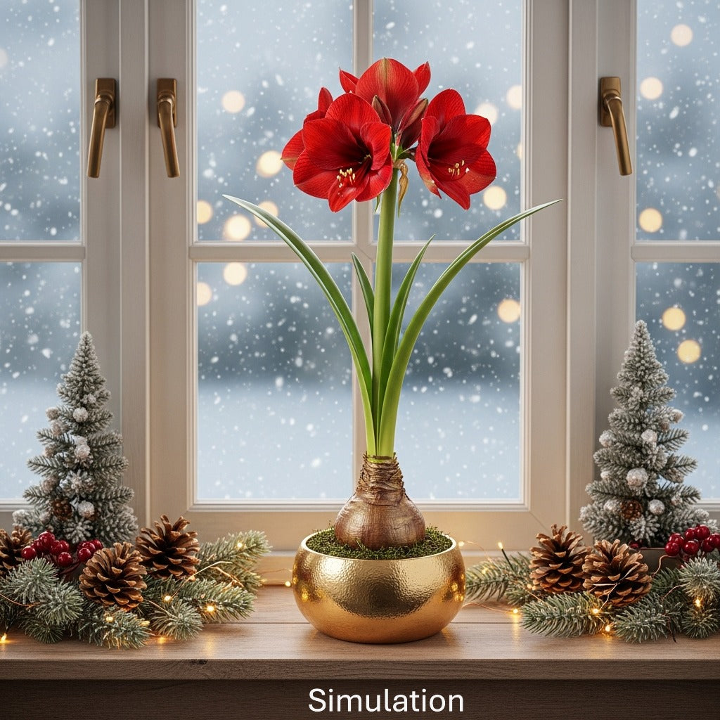 Waxed Amaryllis Bulbs