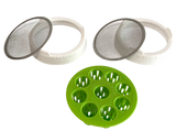 Sprouting Lids & Green Onion Regrower for Wide Mouth Mason Jars. Sprouts Growing Kit for Bean Sprouts, Broccoli Organic Sprouts